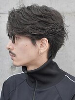 原宿フェザーパーマニュアンスパーマ波巻きパーマセンターパート