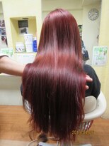 ヨシユキコンディショニング&nbsp;縮毛矯正　ファイブスタートリプラ　プラス　カラー００３