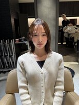 カインド 南青山(hair&make up KIND)&nbsp;20代30代40代小顔似合わせカットミニウルフホワイトグレージュ