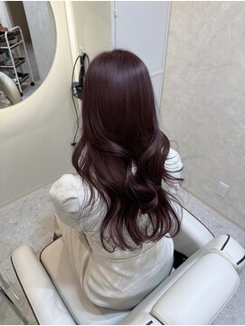 ノエ 心斎橋(Noe) ワインレッド/大阪/心斎橋/髪質改善/ブリーチ