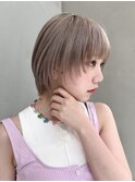 【GEEKS渋谷】顔周りレイヤー/ウルフ/ミルクティーベージュ/渋谷
