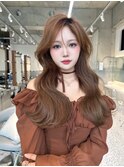 レイヤーカット小顔に見せるヘア/韓国ヘア/髪質改善/福岡/博多