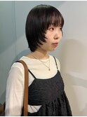 【杏】ボブレイヤー　小顔ヘア　レイヤーカット