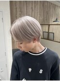 【innocence】西宮/ホワイトブロンド/ケアブリーチ/マッシュ