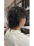 ツイストパーマ　メンズカット