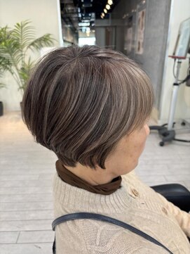 白髪生かしカラー