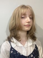 ヘアサロン ムク(HAIR SALON.MuKu)&nbsp;レイヤーカット×ブロンド