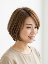 フープ 川越(hoop)&nbsp;川越/ショート/ボブ/ハイライト/白髪ぼかし/白髪染め