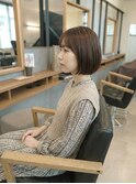 切りっぱなしボブ
