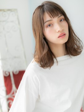 アルバハナレ 横浜(αlba HANARE) 関内/髪質改善/ウォームベージュ☆オン眉こなれミディ♪n