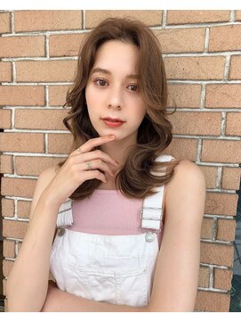 salon de MiLK 札幌大通店【サロン ド ミルク】 20代30代40代/くびれミディベージュカラー［大通］