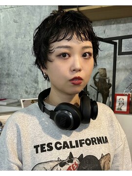 セッション(SESSION) ショートのニュアンスパーマ