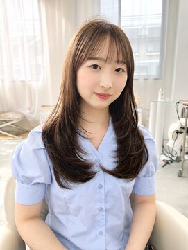 ユイマァル 岡山(YUIMARL) 岡山レイヤーカット20代30代ブリーチなしダブルカラーベージュ