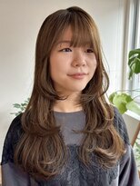マッシュ チャヤマチ(MASHU chayamachi) 柔らか透明感/ブリーチなし/オリーブブラウン/大阪梅田