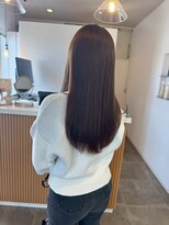 クララジャパン ナベシマ(CLALA JAPAN Nabeshima)&nbsp;縮毛矯正　質感ストレート　髪質改善カラー　顔まわり　ブリーチ