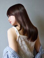 アース 焼津店(HAIR&MAKE EARTH) レイヤーロング×カシスブラウン