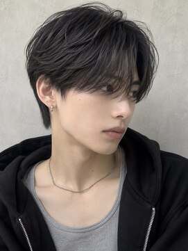 ベル 新宿(Belle) 曲がる縮毛矯正/メンズ縮毛矯正/毛流れ/シースルーマッシュ