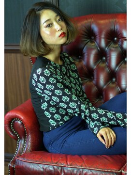 エクー(ECOO) 『　gradation 　bob　　』　semi　 long