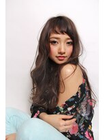 ルフ ヘアーデザイン(ruf hair design)&nbsp;【ruf hair design】オン眉ふわゆるロング