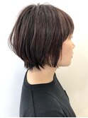 横顔美人ショート×イルミナカラー_TREAT妙典