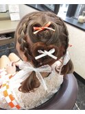 ハート×シューズ編み