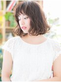 ■オン眉×無造作カーリーフレンチボブ104-14★戸頭20代30代40代