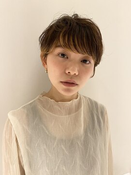 コクーン(Cocoon) 【かえで】くせ毛風マッシュショート#ネビージュ#大人かわいい