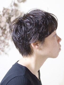 スパ ヘアーデザイン(SPA hair design) クシャッと質感ショートヘア