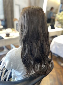 ベレッタ 楠葉店(veretta.) やわらかミルキーグレージュ 喜多朝也/30代/40代/50代/ロング