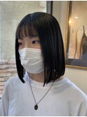 【縮毛矯正×ロブ】