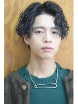 ルックグッドストア(LOOK GOOD STORE)&nbsp;センターパート スパイラルパーマ 波巻き  色気パーマ 韓国ヘア