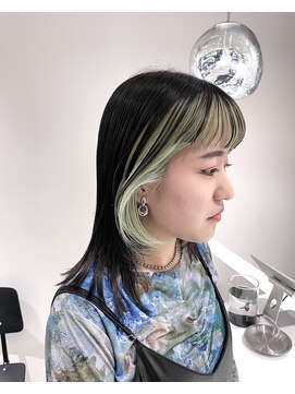 ユオラン(YOULAN) サワーグリーンインナーカラー