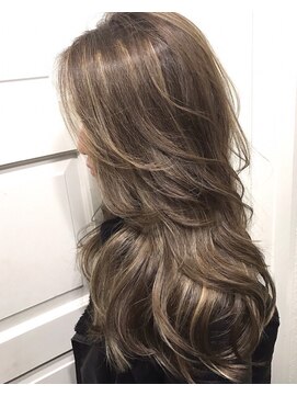 ハーツ(Heart's) 白髪ぼかしハイライト大人ハイレイヤー【髪質改善/脱白髪染め】