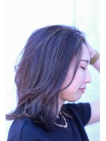 インプレッション(impression produced by LA’BO)&nbsp;【札幌/impression佐藤】外ハネくびれミディアム/ハイライト