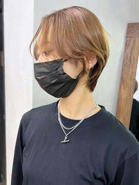 アイティーバイアルバム 松戸店(IT by ALBUM) 抜け感ショート_ショコラアッシュヘルシースタイル_ba422001