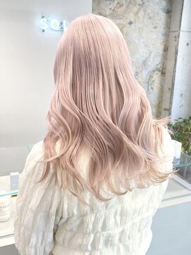 ソル ジングウマエ(SOL JINGUMAE) ミルクティーベージュダブルカラーケアブリーチインナーカラー