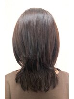 黄ぐまくん美容室 ロング レイヤー