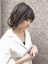 アナ ラーナ(Anna Lanna)&nbsp;くびれボブ×透明感グレージュ＊森本ひろか＊