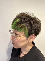 モクベル(mokbell)&nbsp;ゆるふわビビットカラー入りショートスタイル