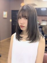 ヘアーサロン カラー 色彩店(COLOR) レイヤーカット+透明感カラー