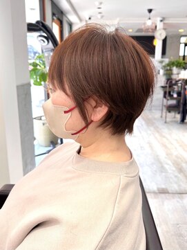 ラッキーヘア 加古川(Lucky Hair) まるみショート×マロンカラー【カドワキ】