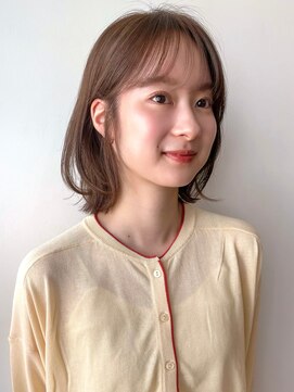 ラフ フロム ガーデン(Laf from GARDEN) ココアベージュ/小顔/ボブ/レイヤーカット/韓国風