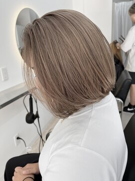 ベア(Bear) ダブルカラーハイトーンカラーミルクティーベージュケアブリーチ