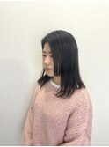 地毛風ストレート×ミディアム20代30代40代