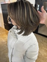 メリー オオサカ(Merly Osaka)&nbsp;明るすぎない中明度バレイヤージュ_dark olive beige_