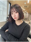 博多/福岡/韓国ヘア/前髪顔周りカット/レイヤー/透明感カラー
