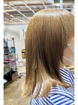 クラップス 京急富岡(CLAPS)&nbsp;ミルクティーベージュダブルカラーインナーカラーケアブリーチ