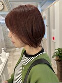 潤艶ピンク レイヤーボブ