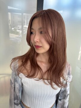 ハナブサ 御経塚店(HANABUSA) ロング/ヌーディーピンク/ブリーチなし