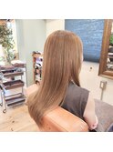 夏カラー☆ブリーチなしのハイトーンベージュ☆